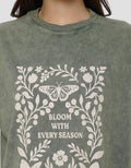 NEVADA WASH BLOOM KAOS OVERSIZE WANITA