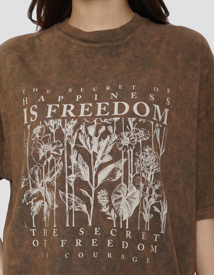 NEVADA WASH FREEDOM KAOS OVERSIZE WANITA