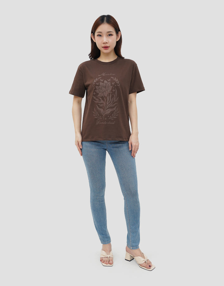 NEVADA PRINT MEADOW WANDERLUST KAOS WANITA