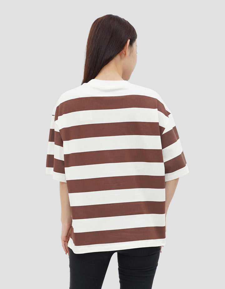 NEVADA PRINT BEAR MINIMUM KAOS OVERSIZE WANITA