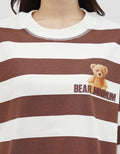 NEVADA PRINT BEAR MINIMUM KAOS OVERSIZE WANITA