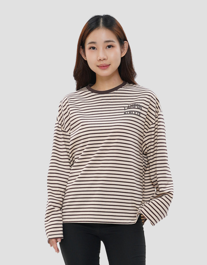 NEVADA CAMPUS ATHLETIC STRIPE KAOS OVERSIZE WANITA