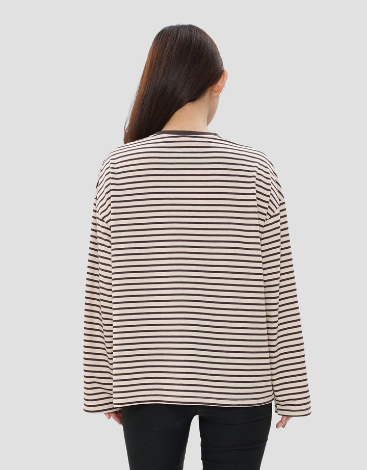 NEVADA CAMPUS ATHLETIC STRIPE KAOS OVERSIZE WANITA