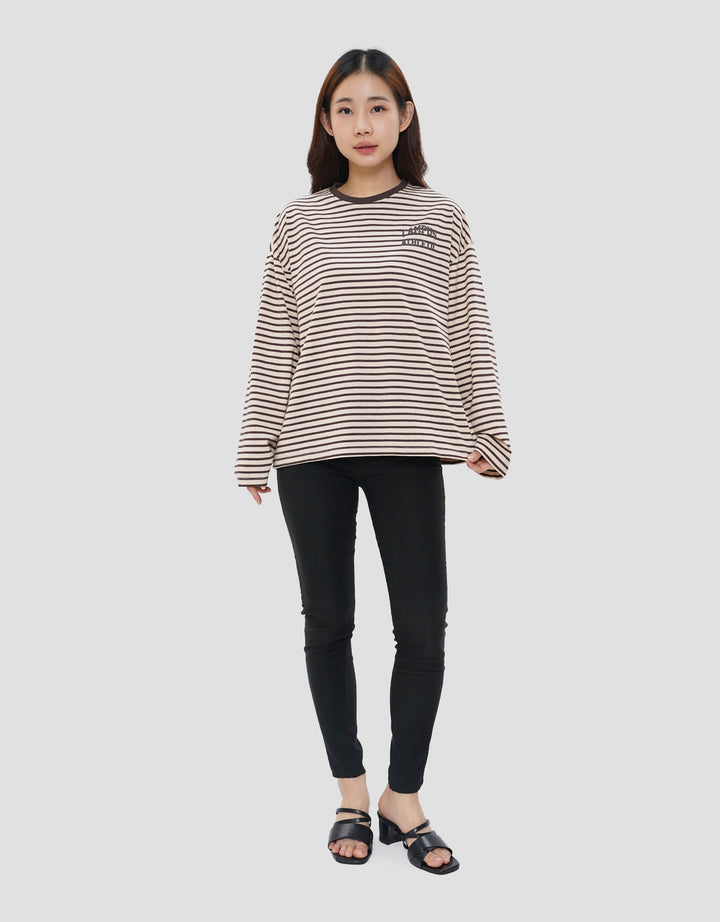 NEVADA CAMPUS ATHLETIC STRIPE KAOS OVERSIZE WANITA