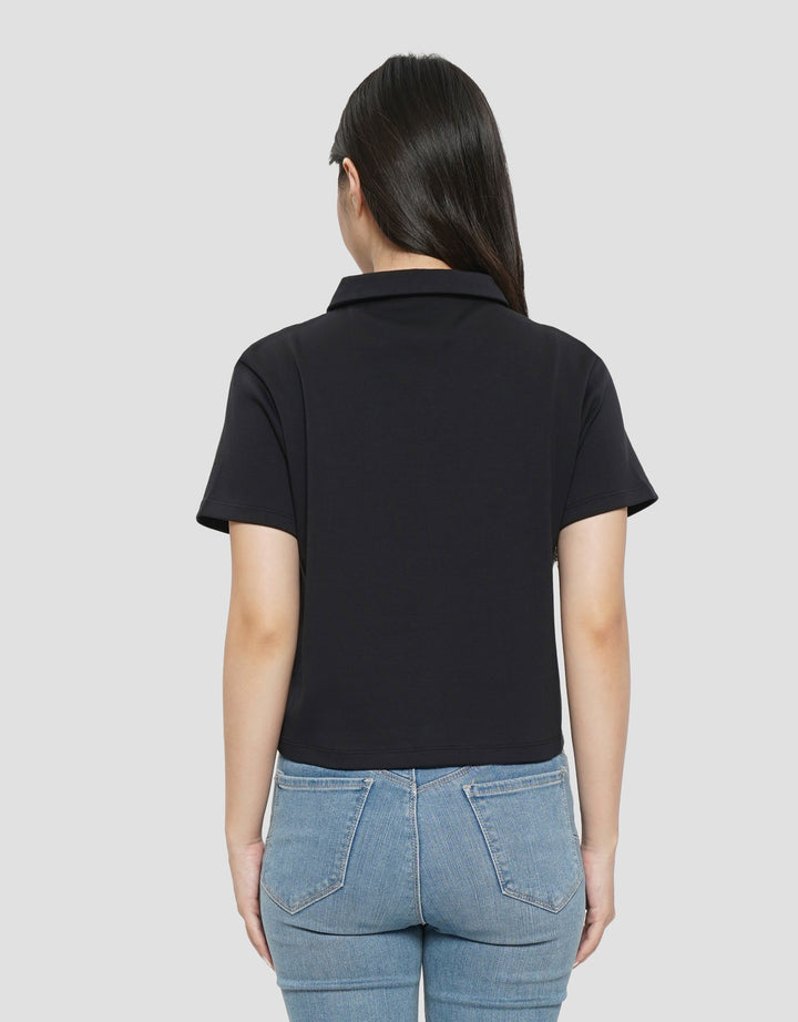 NEVADA SOLID RIB KAOS KERAH WANITA
