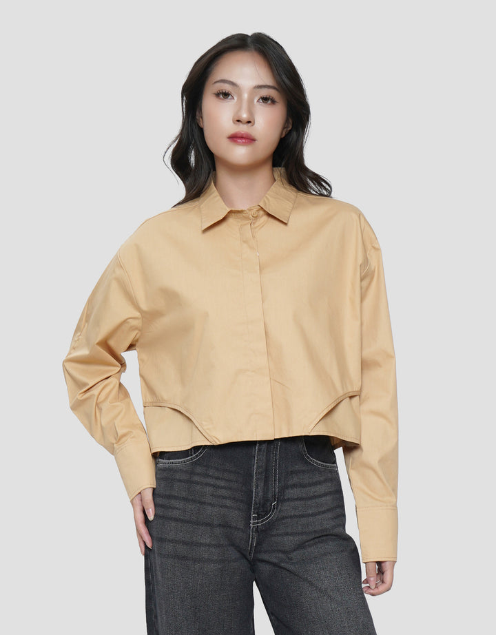 NEVADA BOXY FIT KEMEJA LENGAN PANJANG WANITA
