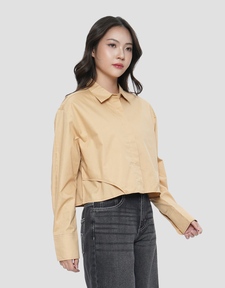 NEVADA BOXY FIT KEMEJA LENGAN PANJANG WANITA