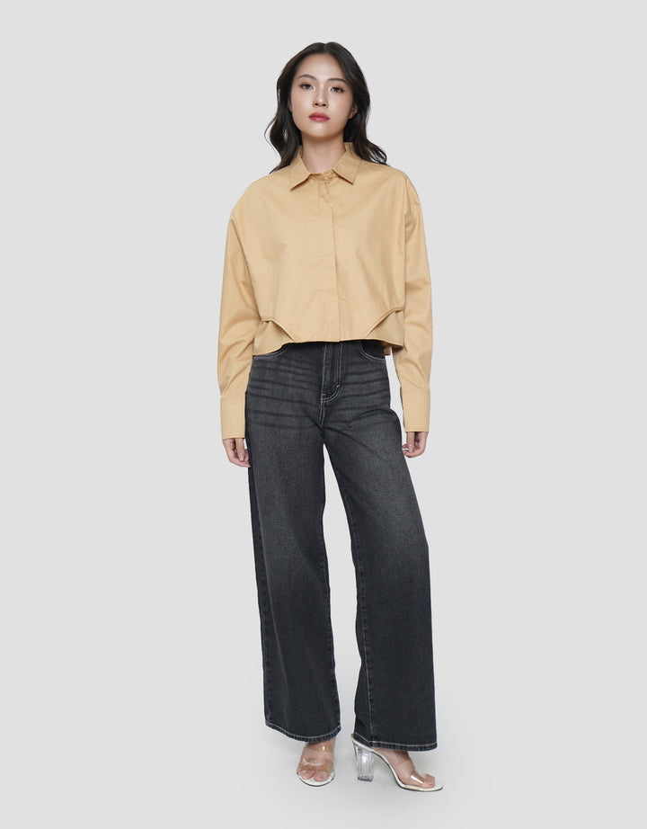 NEVADA BOXY FIT KEMEJA LENGAN PANJANG WANITA