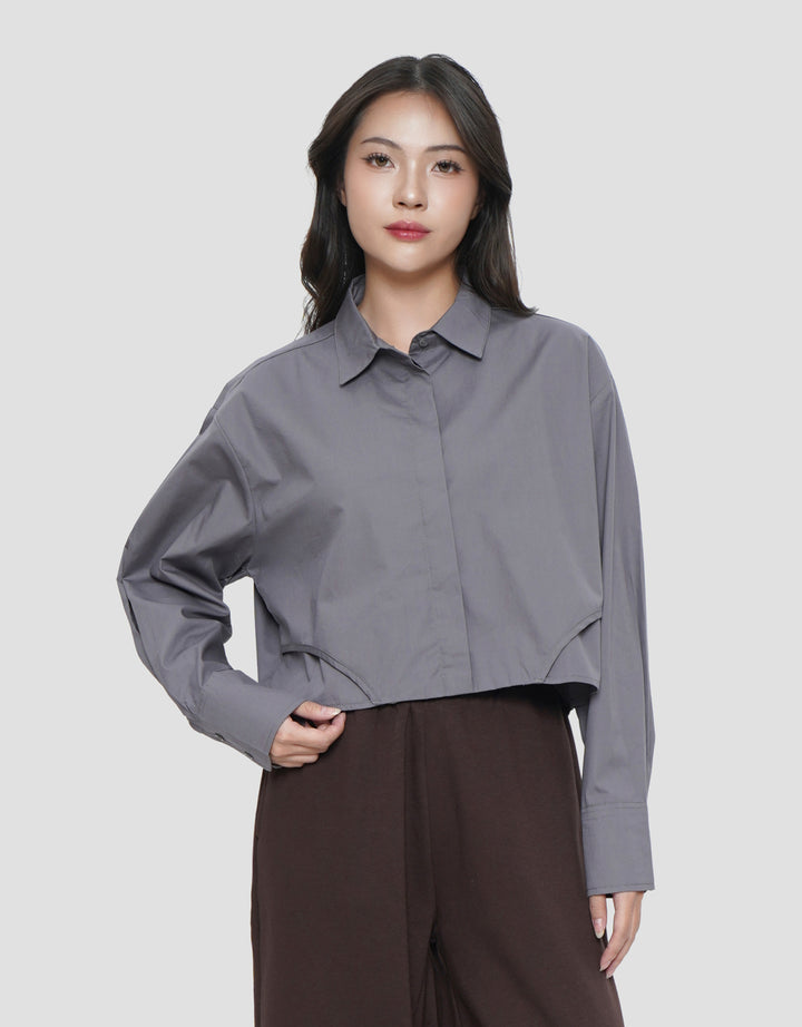 NEVADA BOXY FIT KEMEJA LENGAN PANJANG WANITA