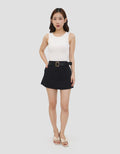 NEVADA BELTED ROK PENDEK WANITA