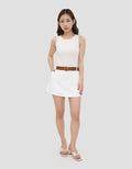 NEVADA BELTED ROK PENDEK WANITA