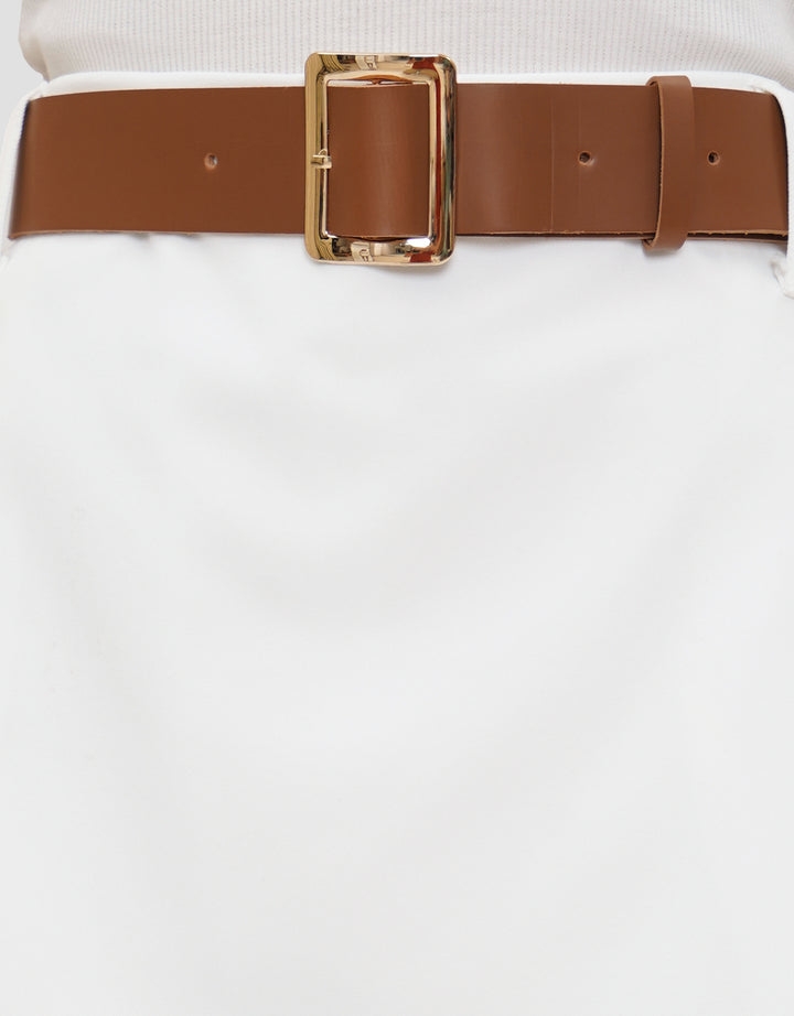 NEVADA BELTED ROK PENDEK WANITA