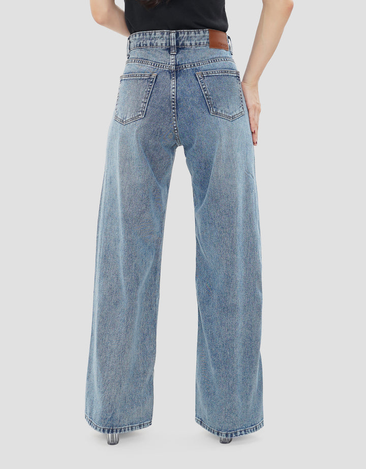 NEVADA WIDE LEG CELANA JEANS WANITA