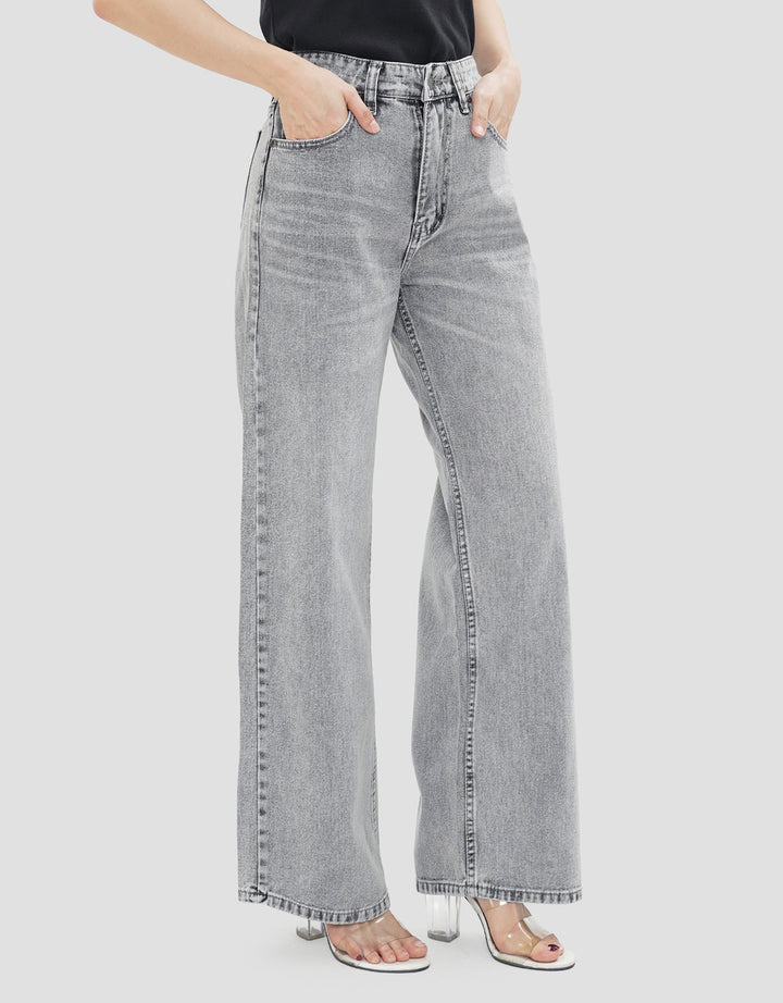 NEVADA BASIC WIDE LEG CELANA JEANS WANITA