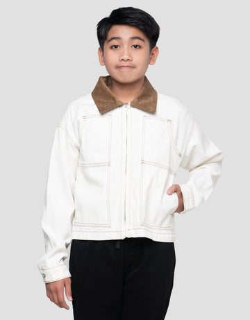 NEVADA COLLAR ZIPPER JAKET ANAK LAKI-LAKI