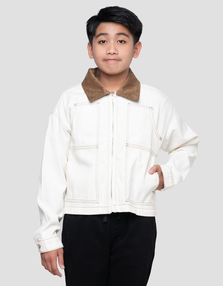 NEVADA COLLAR ZIPPER JAKET ANAK LAKI-LAKI