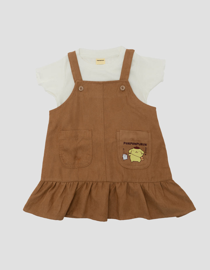 CHARACTER POMPOMPURIN OVERALL DRESS BAYI