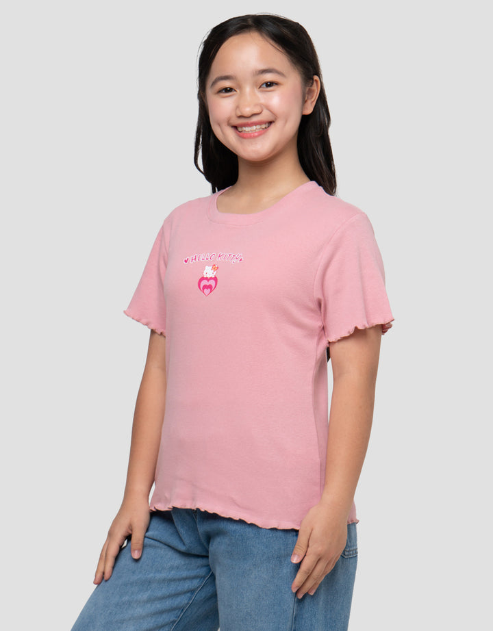CHARACTER SANRIO HELLO KITTY KAOS ANAK PEREMPUAN