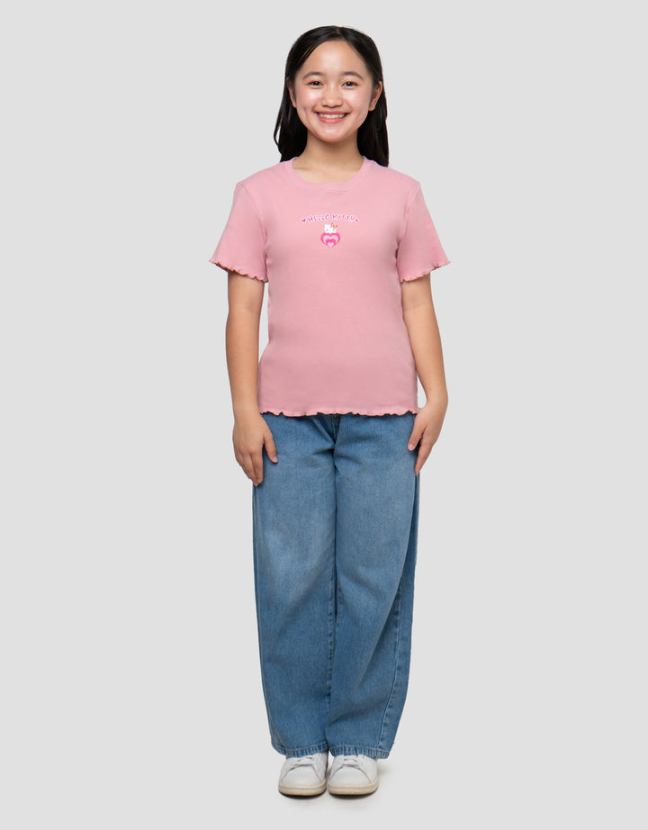 CHARACTER SANRIO HELLO KITTY KAOS ANAK PEREMPUAN
