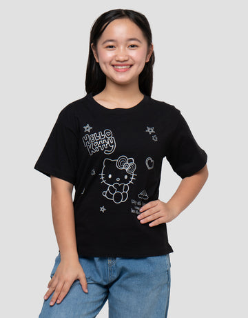 CHARACTER SANRIO HELLO KITTY KAOS ANAK PEREMPUAN