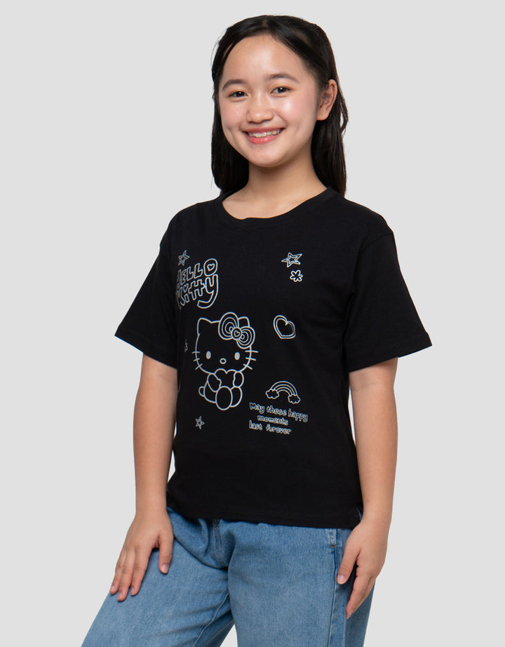 CHARACTER SANRIO HELLO KITTY KAOS ANAK PEREMPUAN