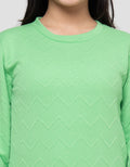 MxM Textured Sweater Anak Perempuan