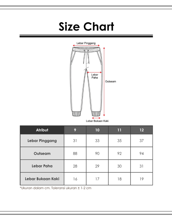 MXM CELANA PANJANG JOGGER ANAK LAKI-LAKI