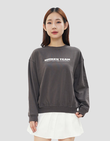 DISNEY PRINT WASH MICKEY MOUSE SWEATER WANITA