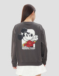 DISNEY PRINT WASH MICKEY MOUSE SWEATER WANITA