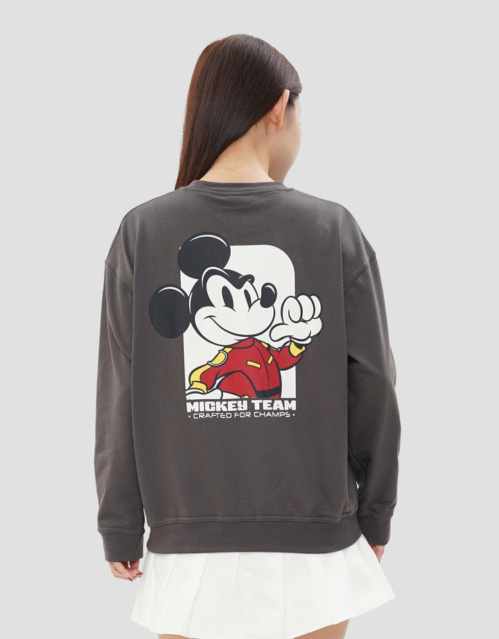 DISNEY PRINT WASH MICKEY MOUSE SWEATER WANITA
