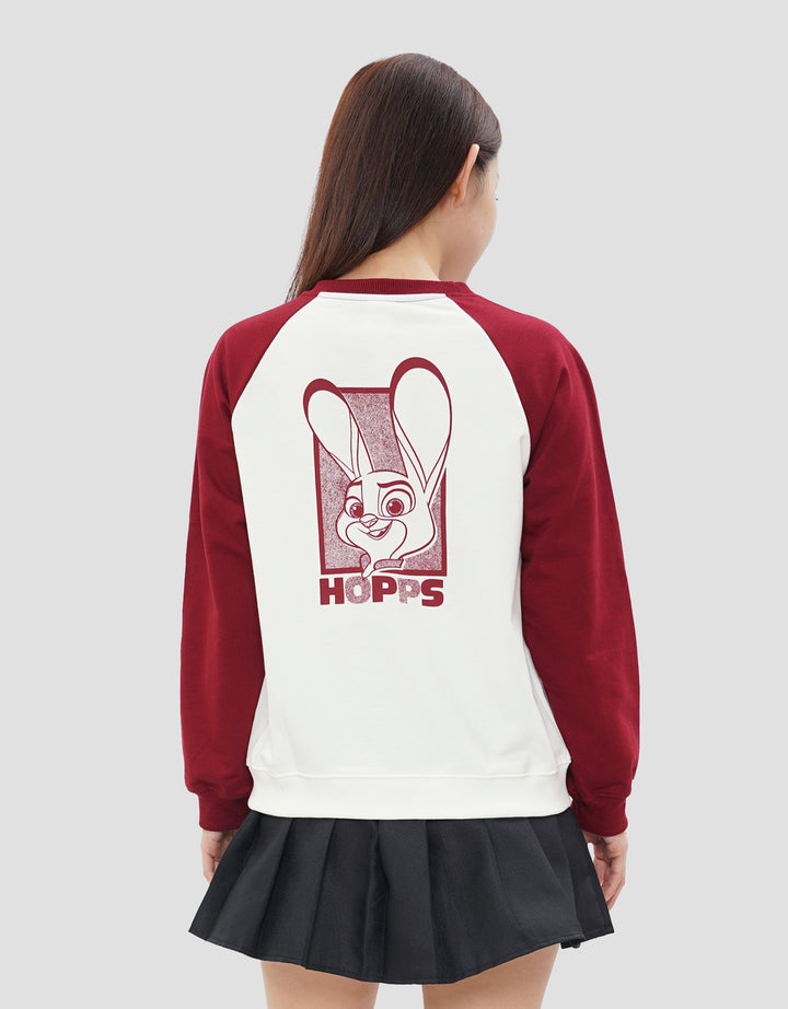DISNEY RAGLAN PRINT ZOOTOPIA SWEATER WANITA