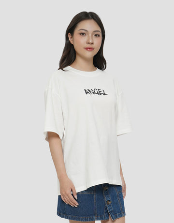 DISNEY STITCH ANGEL KAOS OVERSIZE WANITA