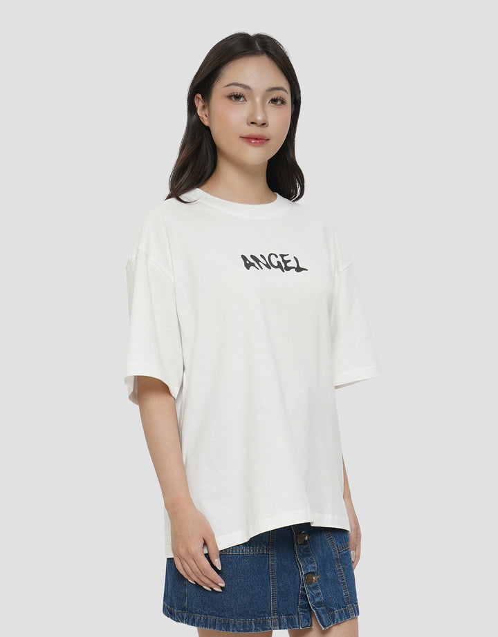 DISNEY STITCH ANGEL KAOS OVERSIZE WANITA