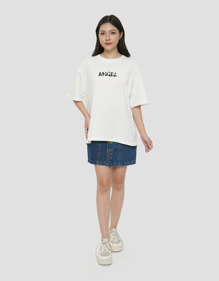 DISNEY STITCH ANGEL KAOS OVERSIZE WANITA