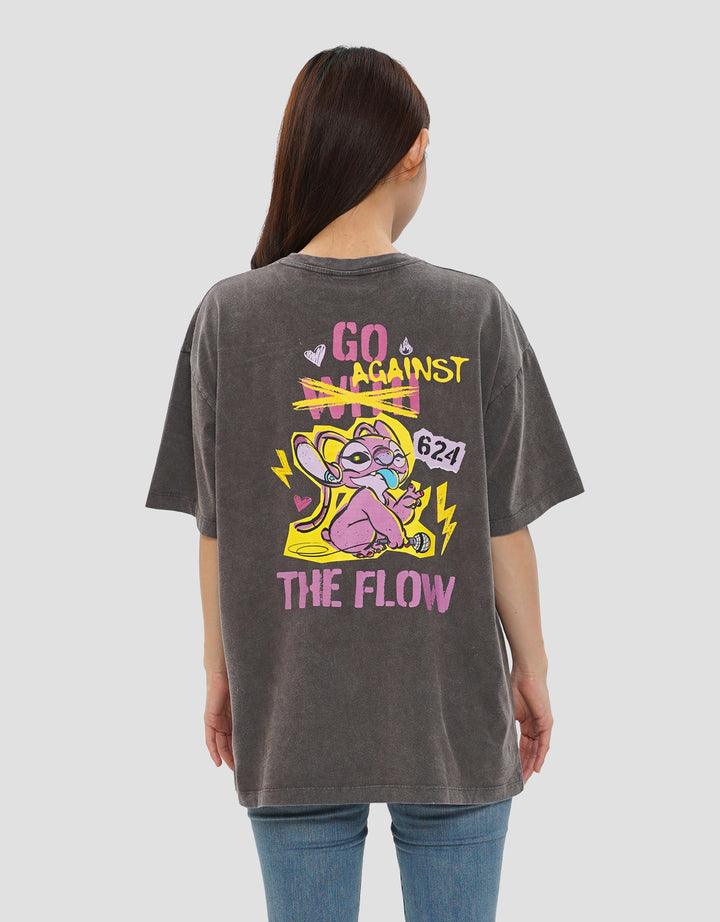 DISNEY STITCH WASH KAOS OVERSIZE WANITA