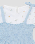 LITTLE M FLOWERS MIDI DRESS ANAK BAYI