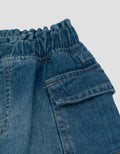 LITTLE M JEANS POCKET ROK BAYI