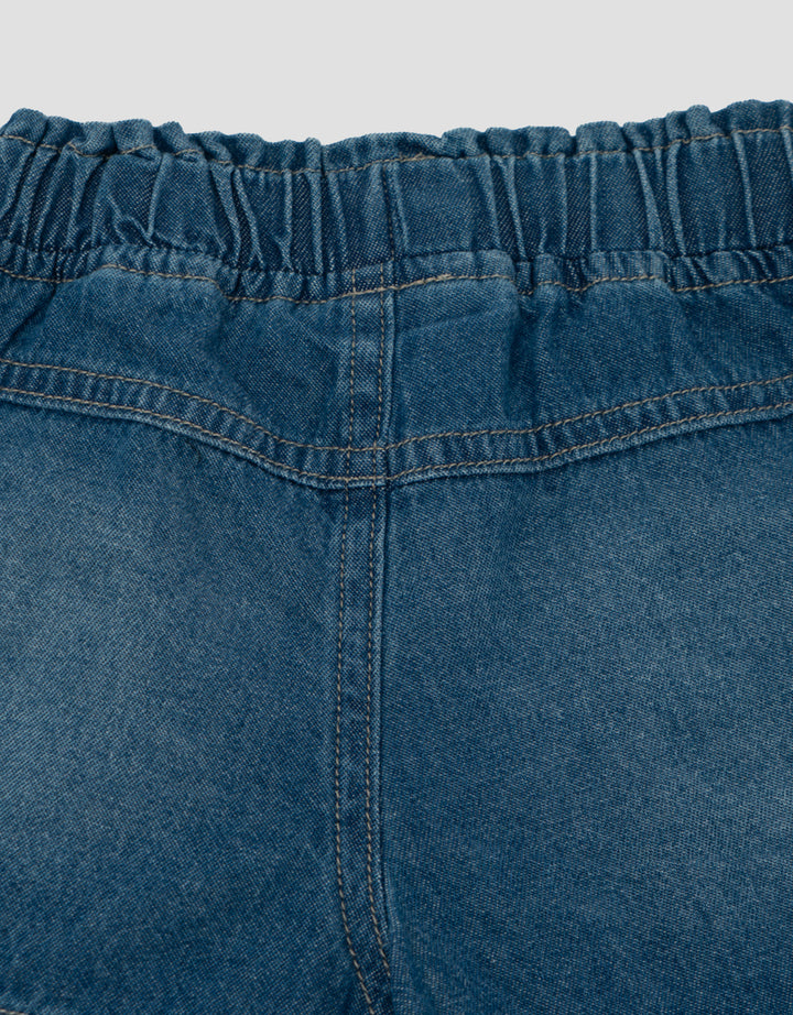 LITTLE M JEANS POCKET ROK BAYI