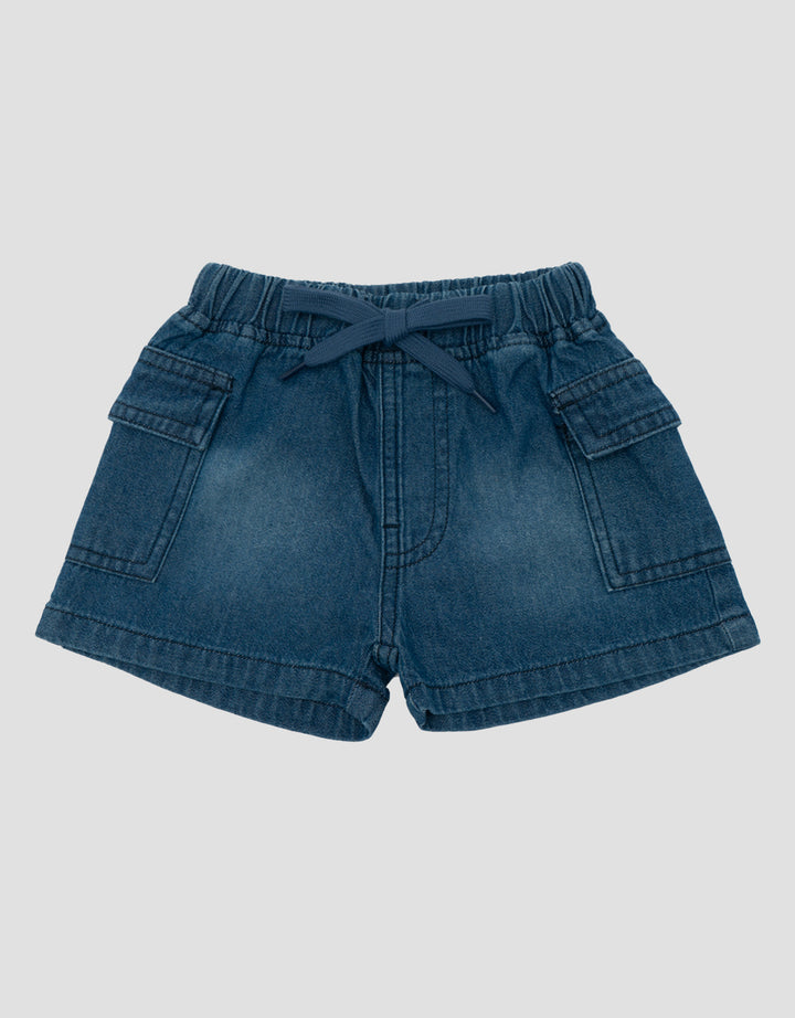 LITTLE M BASIC JEANS CELANA PENDEK BAYI