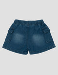 LITTLE M BASIC JEANS CELANA PENDEK BAYI