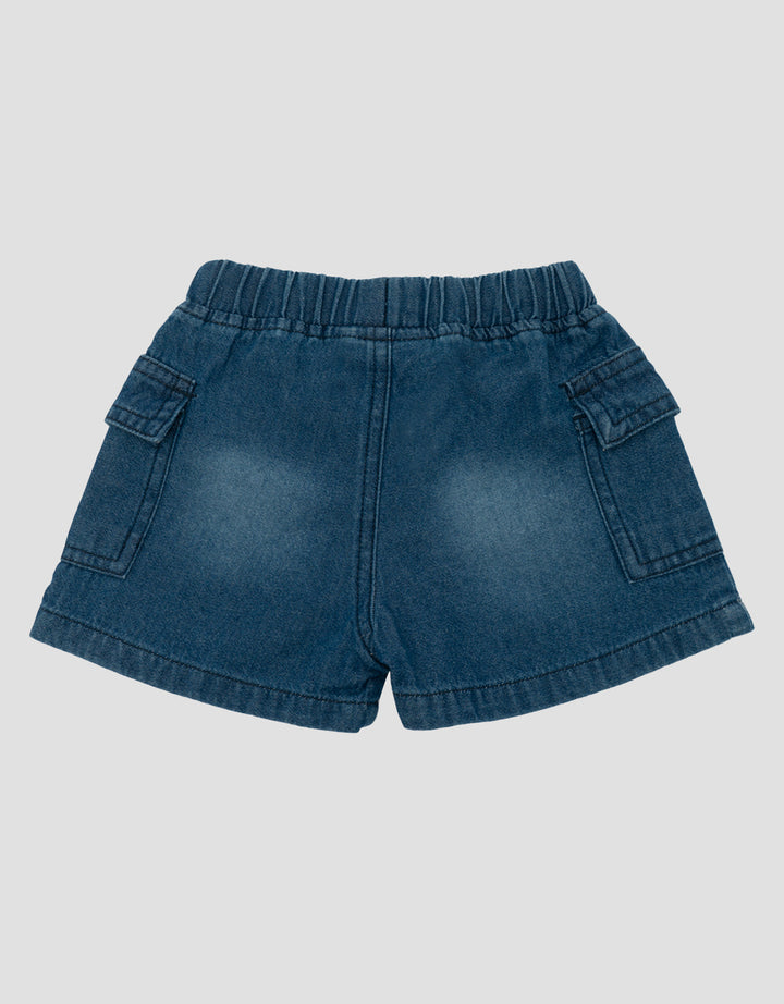 LITTLE M BASIC JEANS CELANA PENDEK BAYI