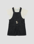 LITTLE M JEANS POCKET OVERALL JUMPSUIT BAYI