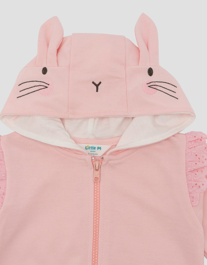 LITTLE M TERRY BUNNY JAKET BAYI