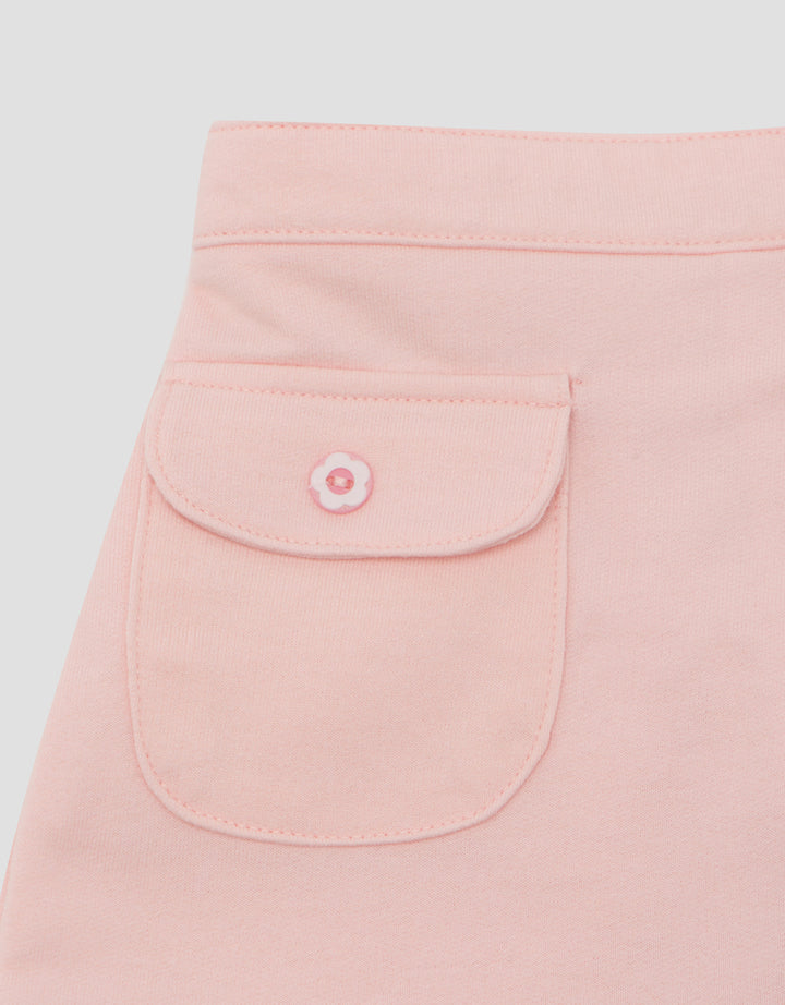 LITTLE M FLOWER BUTTON ROK SKORT BAYI
