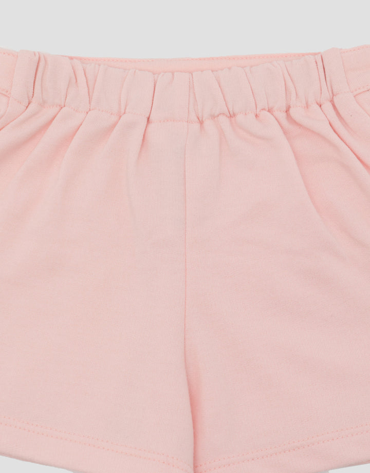 LITTLE M FLOWER BUTTON ROK SKORT BAYI