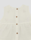 LITTLE M SLEEVELESS EMBRO SET PAKAIAN BAYI