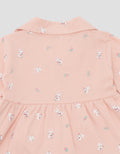 LITTLE M FLOWERS BUNNY PAKAIAN SETELAN PIYAMA BAYI