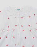LITTLE M RUFFLE FULLPRINT LOVES PAKAIAN SETELAN PIYAMA BAYI