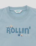 LITTLE M PRINT ROLLING CARS PAKAIAN SETELAN BAYI