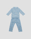 LITTLE M KERAH FULLPRINT DINO & CARS PAKAIAN SETELAN PIYAMA BAYI